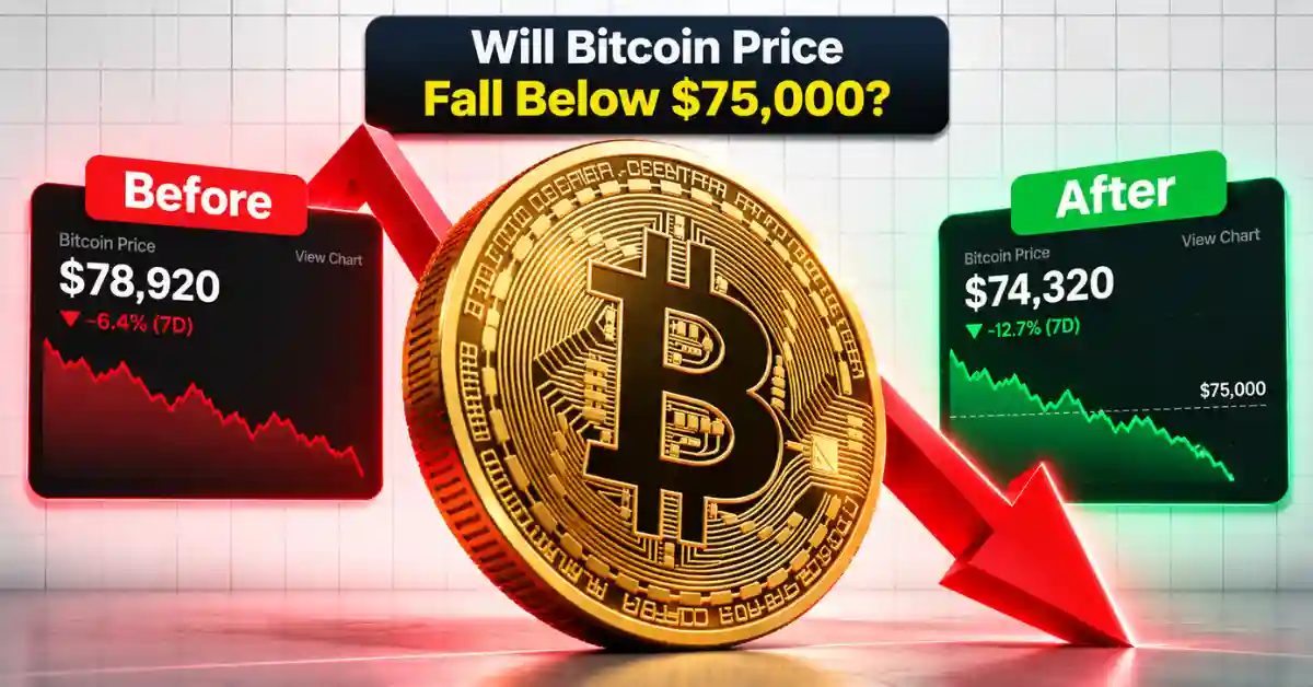Will Bitcoin Price Fall Below $75,000 Today Ahead of CPI?